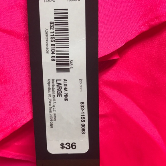 Sleeveless Worthington Pink Top:Large - Picture 3 of 5